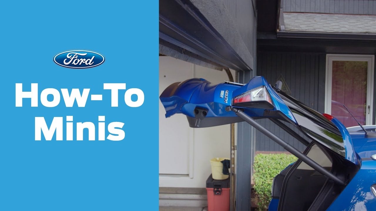 How To Adjust Your Ford Vehicle's Liftgate Height